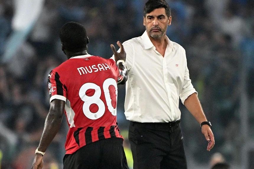 Fonseca dismisses rumors of discord with Milan players following draw against Lazio