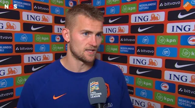 Matthijs De Ligt, Manchester United defender, reflects on his error following Netherlands victory