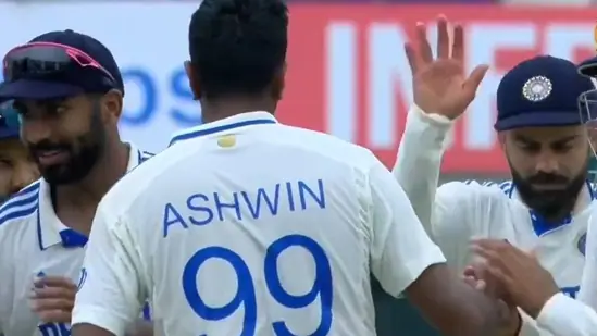 Virat Kohli's heartwarming gesture to Ashwin after historic performance in 1st Bangladesh Test