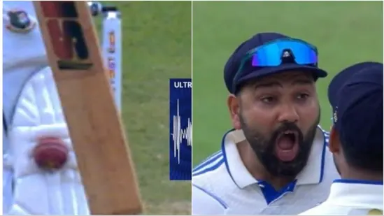 Akash Deep's convincing leads Rohit Sharma to take DRS for LBW, India skipper left astonished by the replay