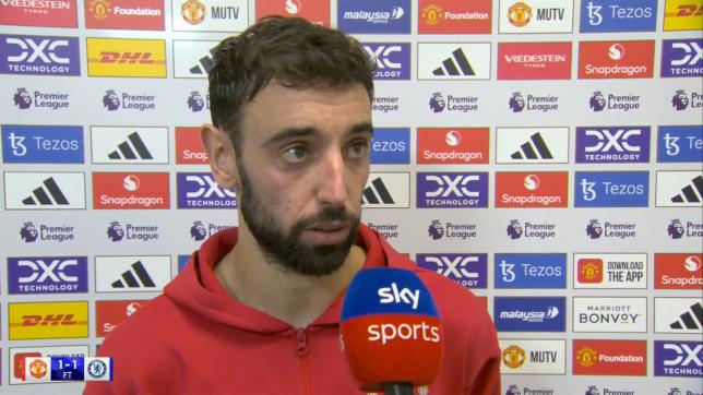 Bruno Fernandes shares his last message to Erik ten Hag following his departure from Man Utd