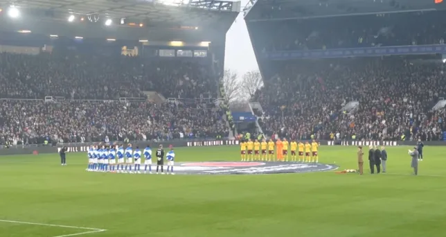 Fans disrupt Remembrance silence at Birmingham vs Northampton in shocking moment