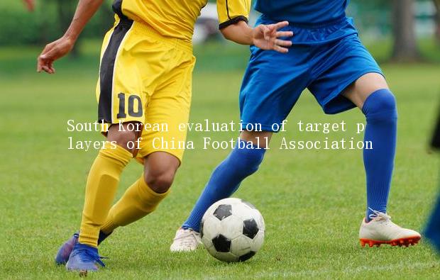 South Korean evaluation of target players of China Football Association